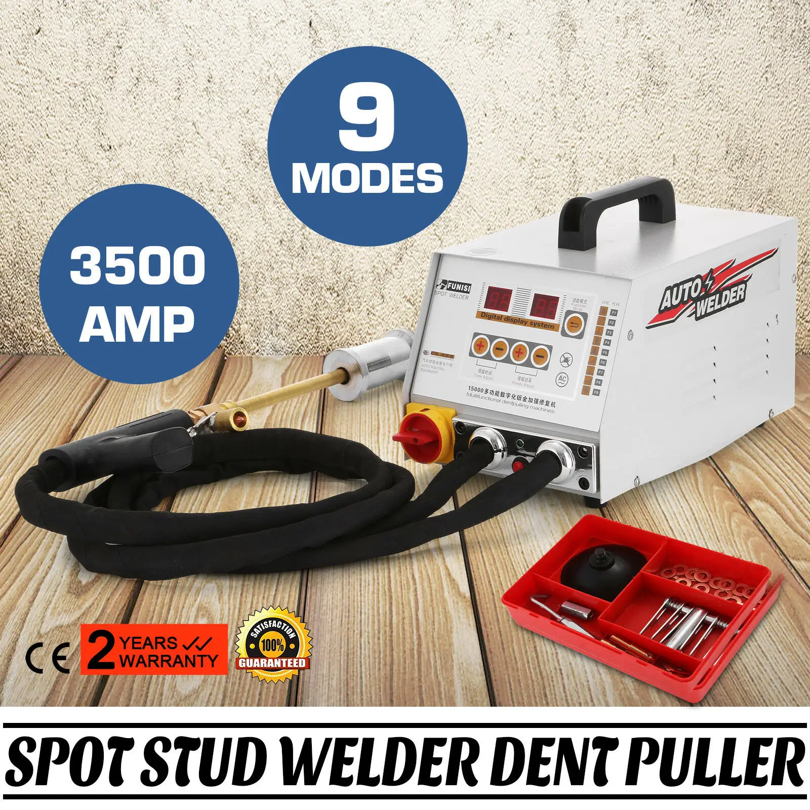 VEVOR 2700 Vehicle Panel Spot Puller Dent Spotter Welding Machine 3500A