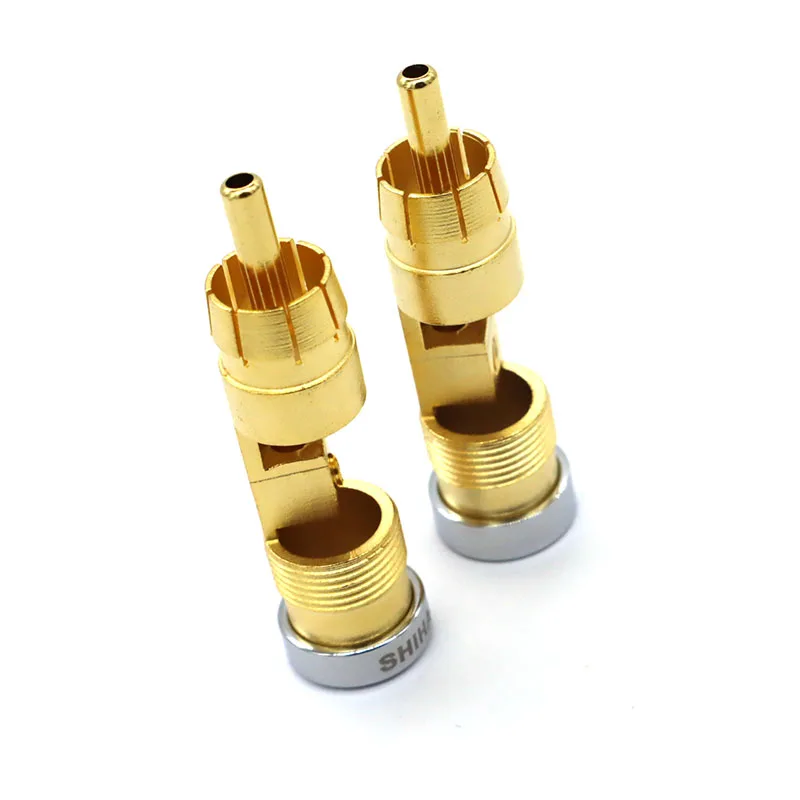 4 шт./лот позолоченный HIFI RCA штекер Hi-end Ortofon Reference 8NX RCA разъемы