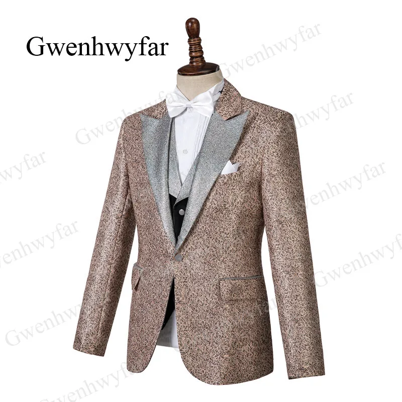 Gwenhwyfar, мужские смокинги, на заказ, трещины, камень, жаккардовые костюмы, пиковая куртка с лацканами, бархатный жилет, черные штаны, облегающие смокинги для свадьбы