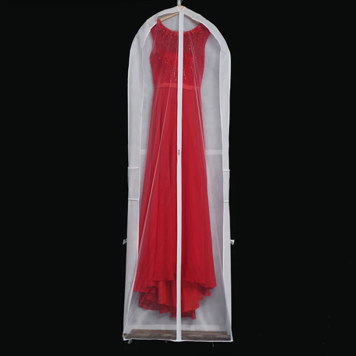Garment Dress Cover Dustproof Storage Bag Foldable Long Bridal Wedding Dresses MU8669