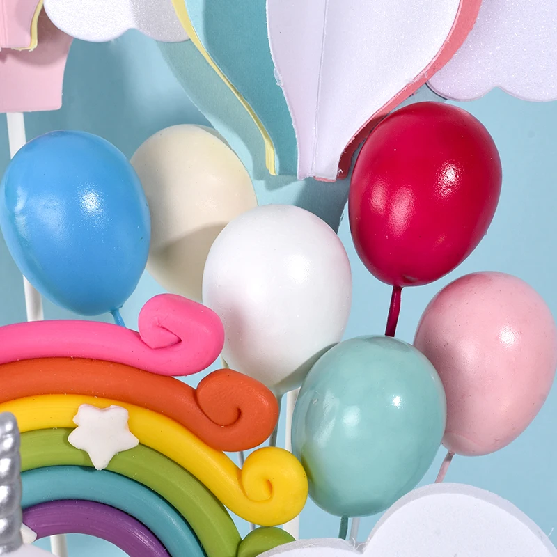 Cakelove Радуга Единорог торт Топпер облако флажки для торта на день рождения Дети сувениры декорирование тортов капкейк Топпер для свадьбы десерт