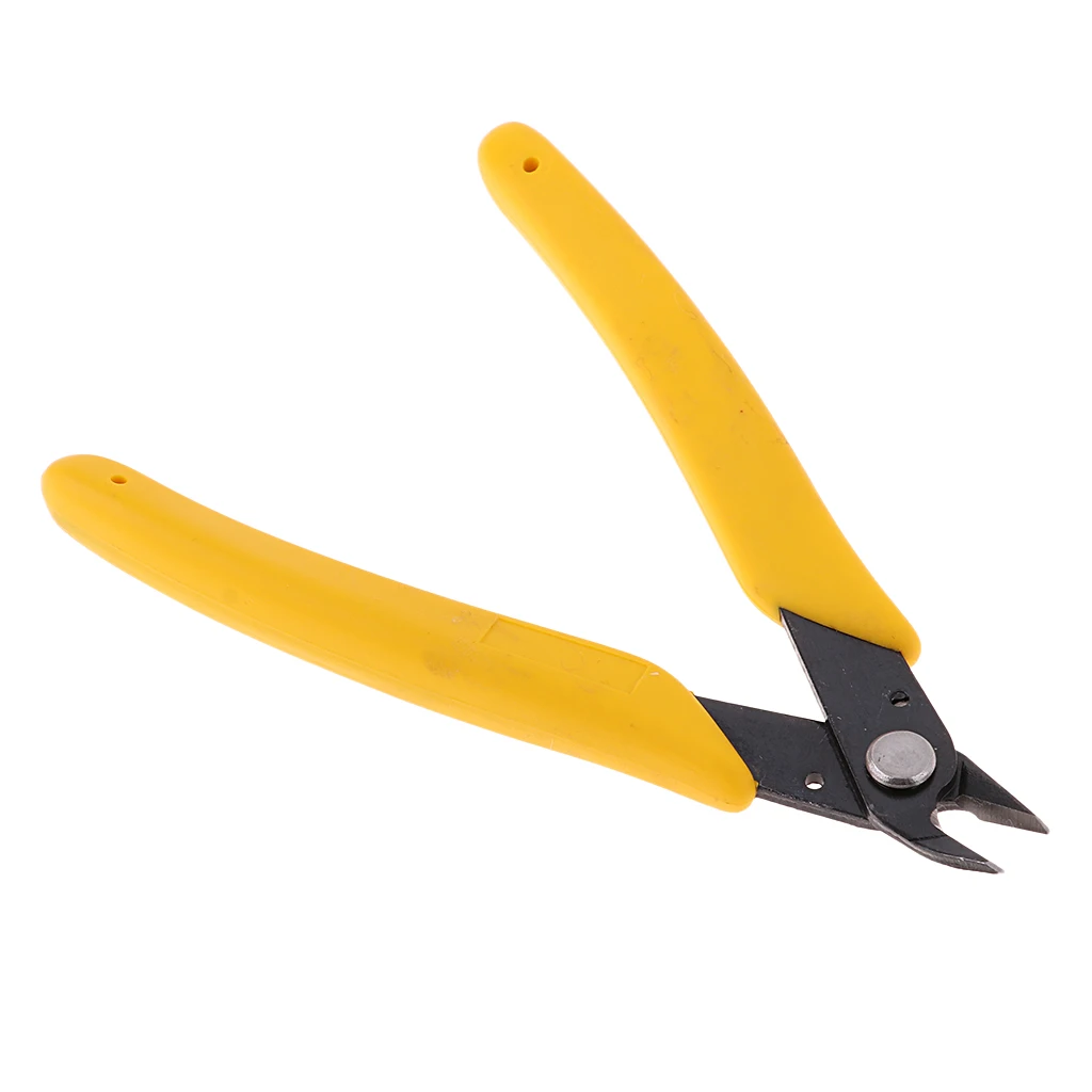 Model Tool Cutting Pliers Model Building Making Tools Parts Combination Pliers Nozzle Cutter For Gundam Military Model (Yellow)