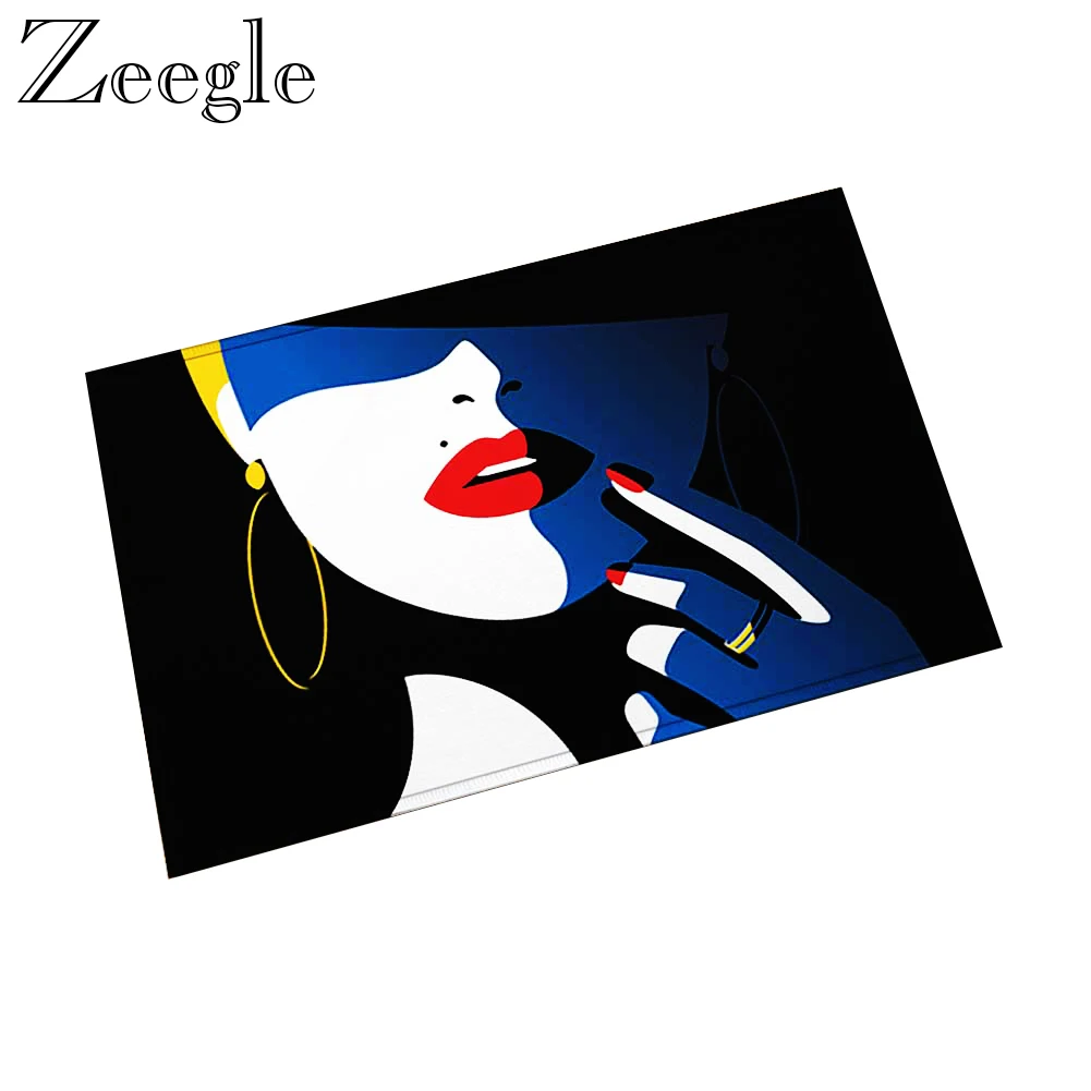 Zeegle напольный коврик, коврик и ковры для дома, гостиной, полиэстер, абсорбирующий уличный дверной коврик, Противоскользящий коврик для прихожей