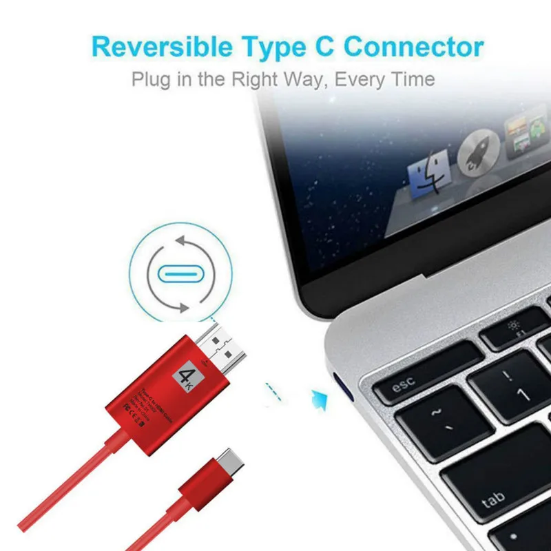 Кабель Basix типа C к HDMI HDTV 4K USB 3,1 USB-C hdmi-кабель, адаптер для lenovo ThinkPad X1 MacBook Pro samsung S8 S9 Usb-c Hdmi