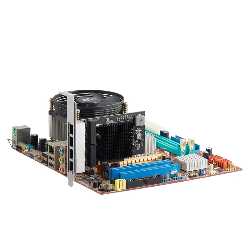 Cartes réseau,carte réseau Realtek 8125b, 2.5 Gigabit, 4 ports PCIe ...