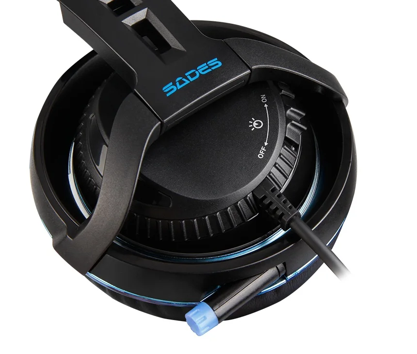 SADES PC gaming headset  computer game RGB headset Realtek Effect Surround Sound headphones gamer Игровая гарнитура Компьютерная гарнитура5