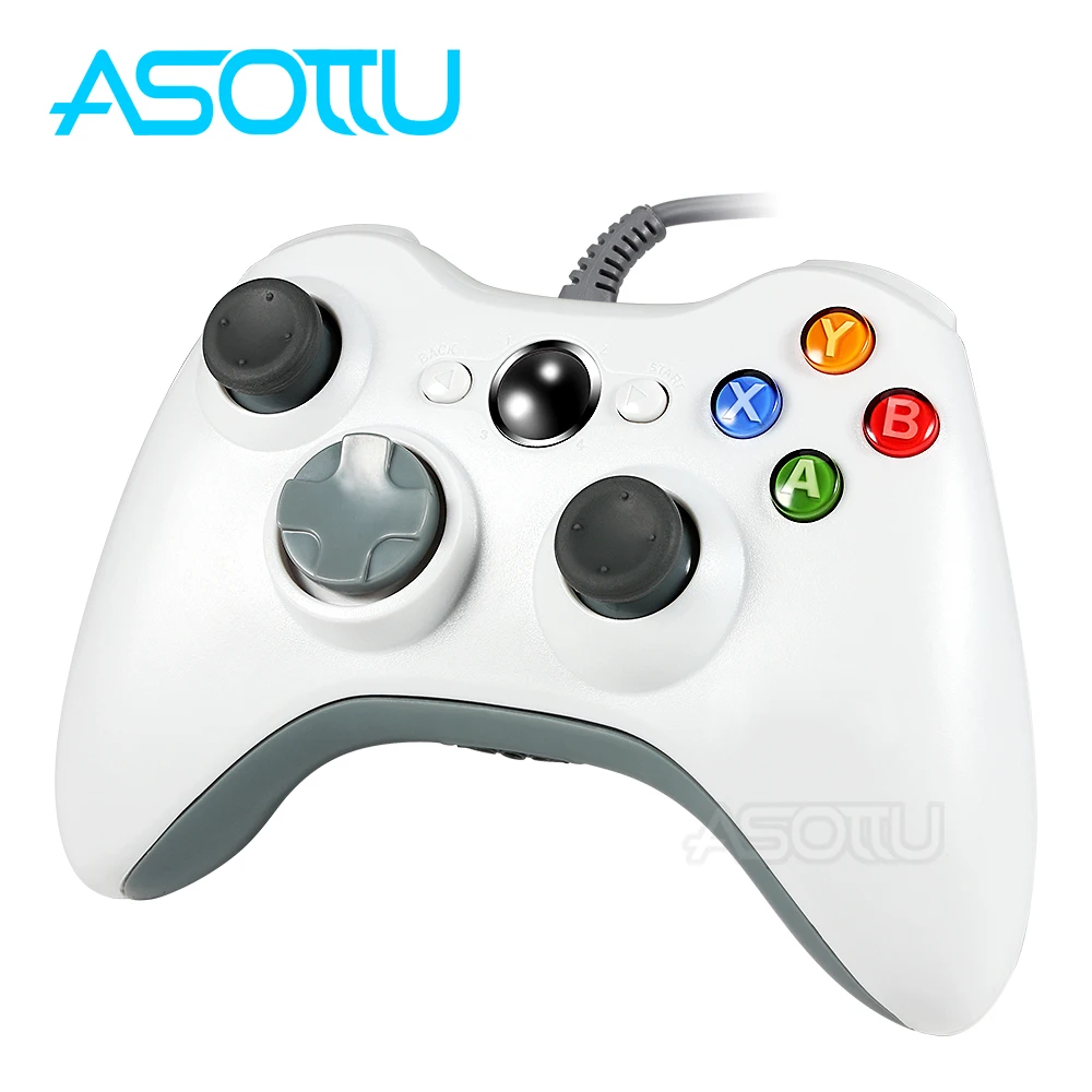Контроллер Asottu для Xbox 360 XW03 ПК проводной USB геймпад совместимый с консолью Microsoft