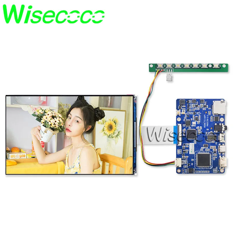 Wisecoco 7 дюймов 1200X1920 ЖК-экран TFTMD070021 ips дисплей HDMI MIPI плата контроллера Тип C наушники Динамик для планшетных ПК