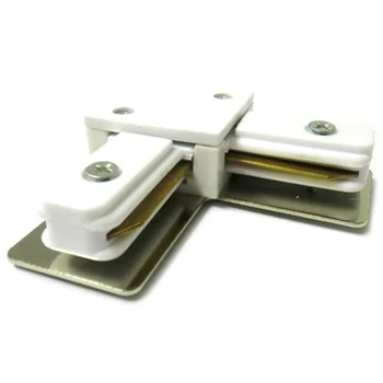 

LEDLUX CB2270 joint L connector for track of spotlights Led track Model L white color for Mono phase