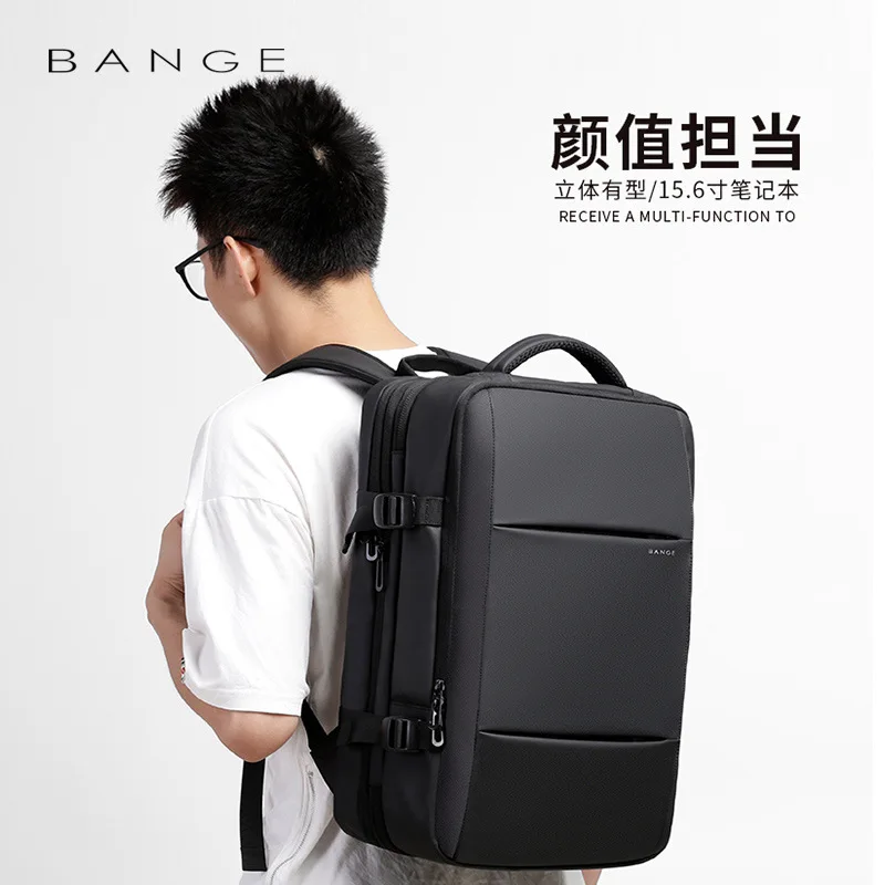 

New Style Business Backpack Men's Travel Bag Waterproof Backpack Large-Volume-Expanded Capacity Men's Computer Backpack