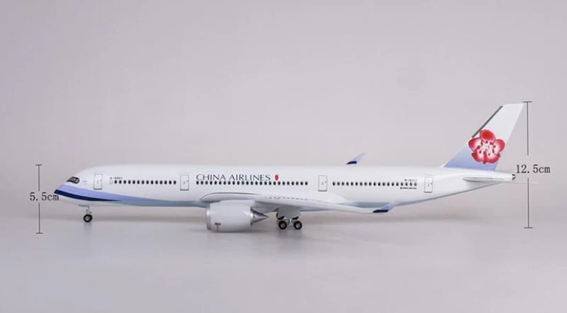 1/142 47 см самолет Airbus 350 A350 авиакомпания Китай модель самолета сплав База W шасси и светильник игрушки самолет подарки