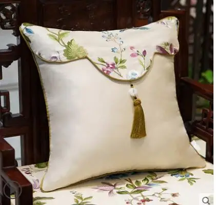 Простая Новая китайская подушка для дивана вышитая наволочка жаккардовые наволочки на подушки наволочка