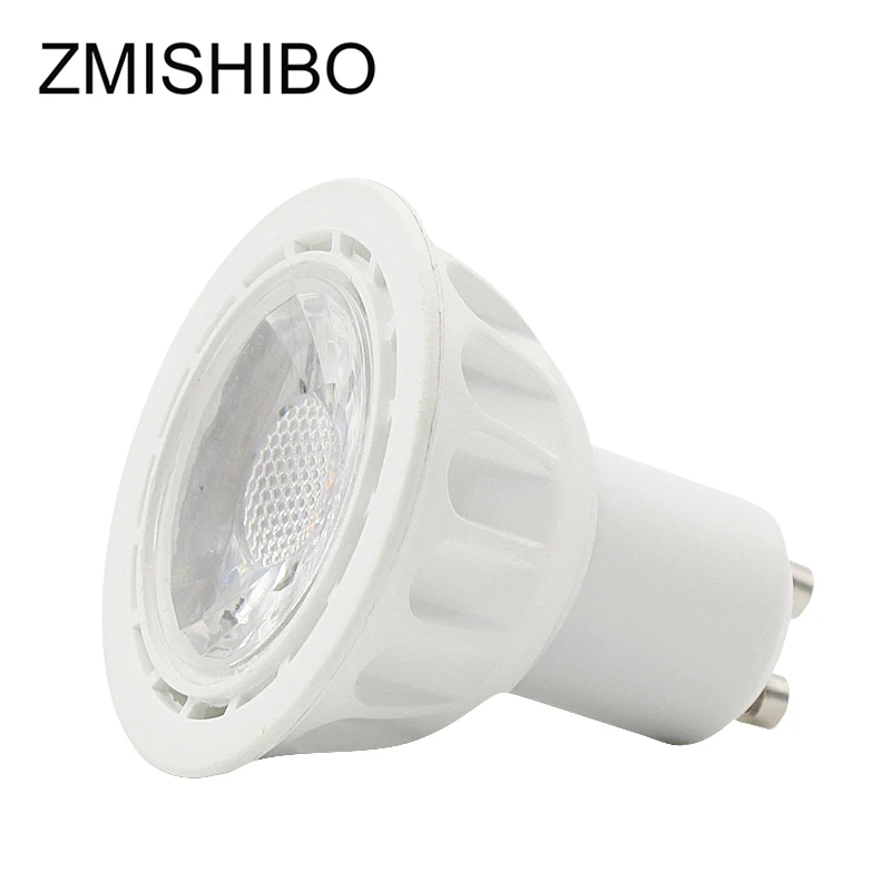 ZMISHIBO 5 Вт 12 В 220 110 в 50 мм MR16 GU10 2835 Светодиодная лампа точечного Светильника Белый