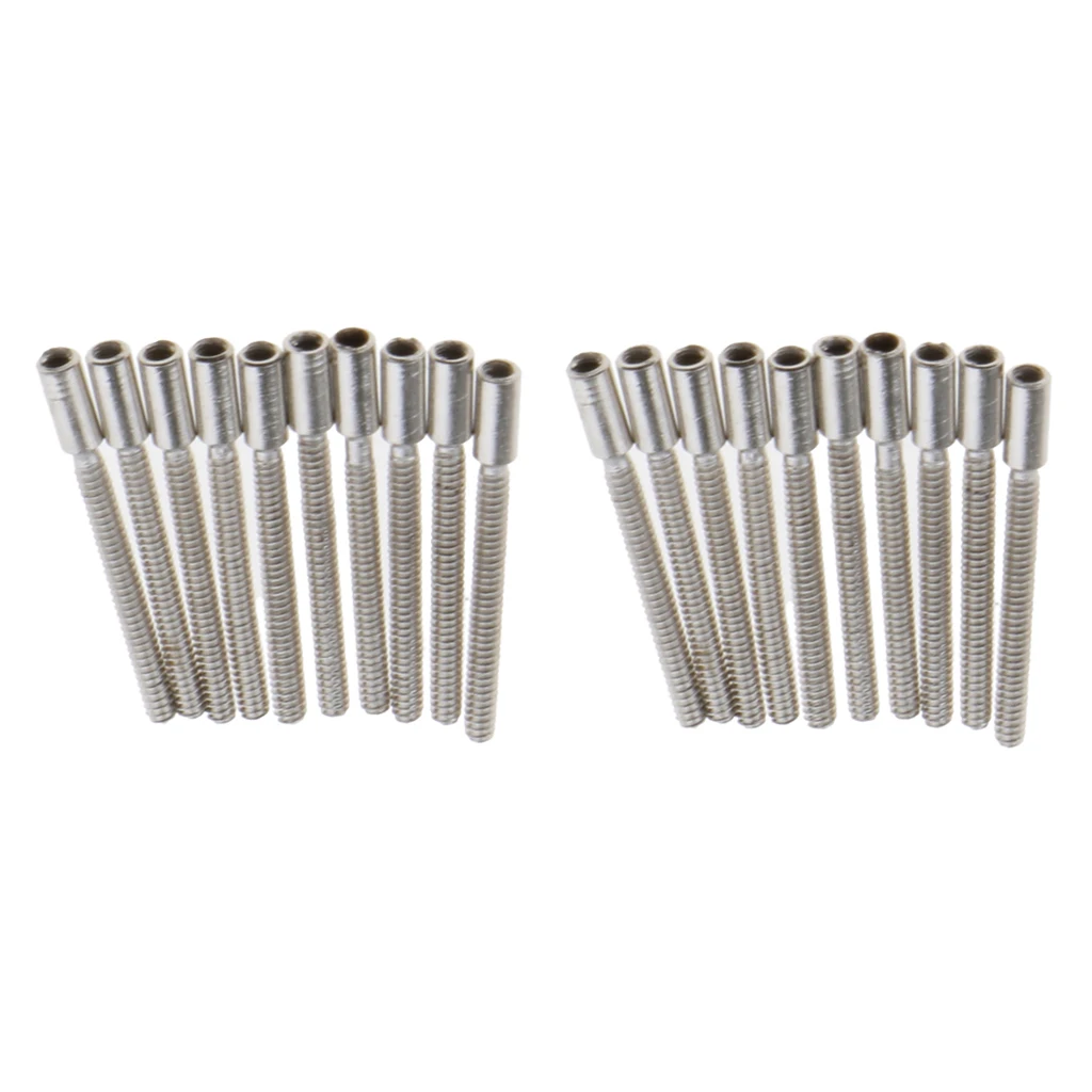 20 Pieces Stem Extensions Extenders Watch Repair For Stems 0.9mm Thread 20 Pieces Stem Extensions Extenders Watch Repair For Stems 0.9mm Thread