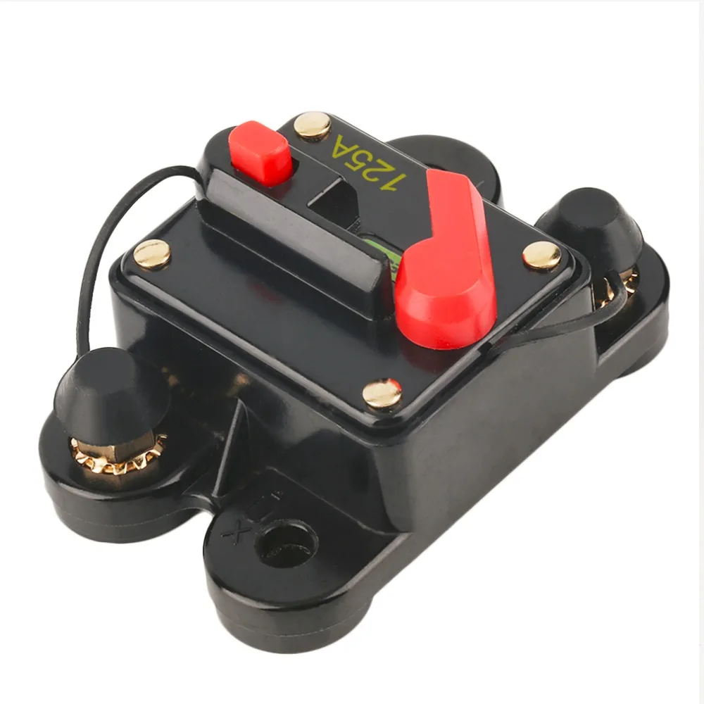 50A 60A 80A 100A 125A 150A 200A optional Car Audio Inline Circuit Breaker Fuse for 12V Protection SKCB-01-100A hot sale
