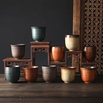 

Ceramic Cup Stoneware Tea Cup Master Cup Tea Cup Japanese Style Cup Retro Personal Cup Coffee Milk Cup