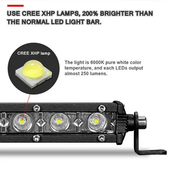 

ATV Work Light 4X4 Truck White Accessory DC 10-30V Replacement Universal