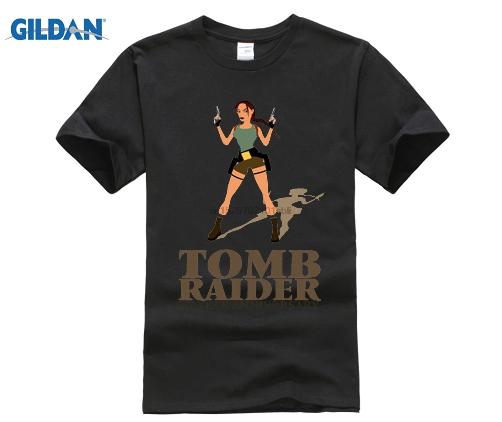 DIY стильная футболка с изображением игры Tomb Raider XV anniversary Мужская рисунком Лары