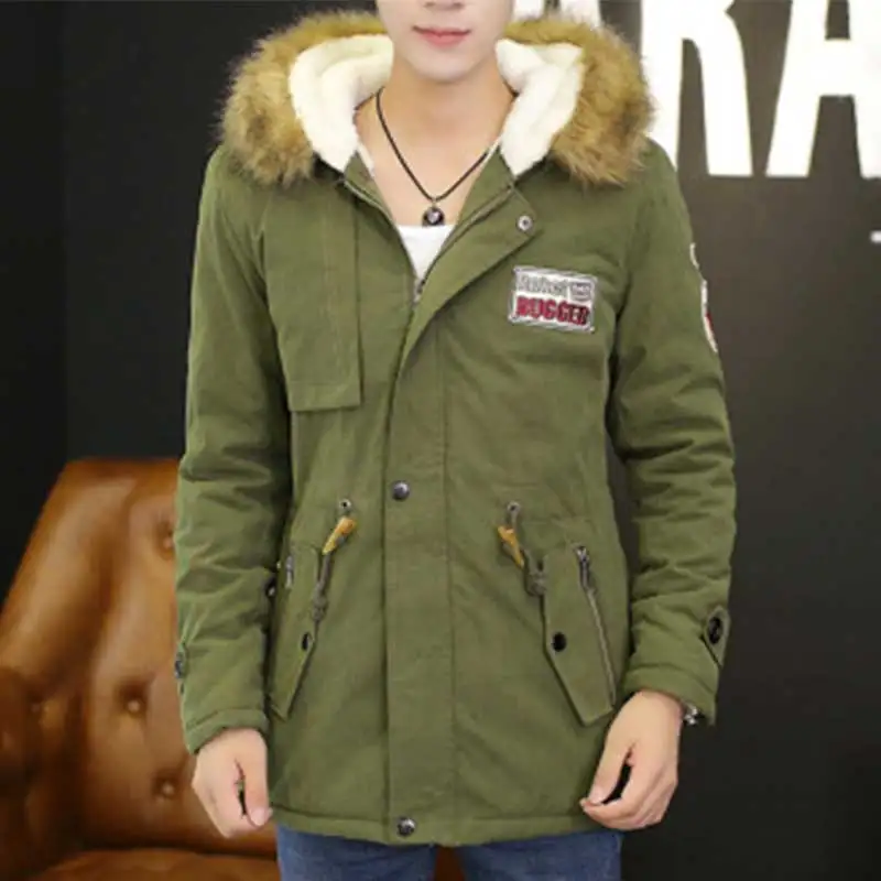 

ZOGAA New Autumn Winter Coat Thick Warm Jacket Men's And Women Cotton Hooded Korean Plus Velvet Couple Cotton Parkas Coat