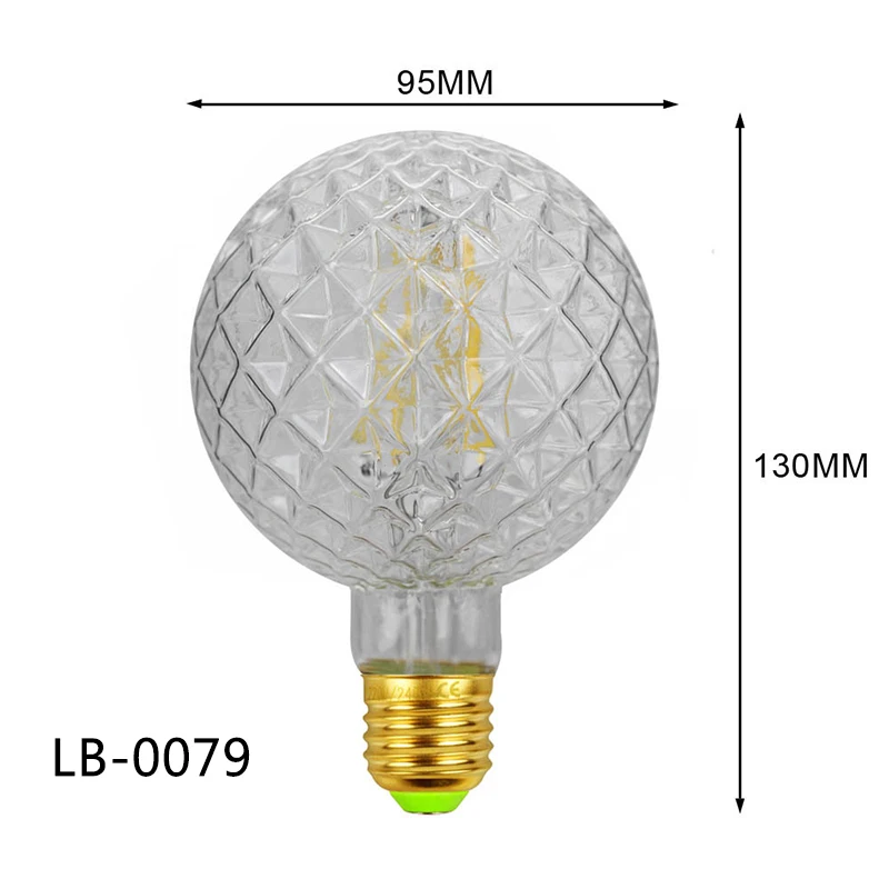 220V 4W 4000K YIJIA g95 винтажный светильник Эдисона, Светодиодная лампа E27 220 В/110 В 4 Вт, креативный энергосберегающий светильник, украшение дома, спальни, гостиной - Испускаемый цвет: 220V 4W 4000K