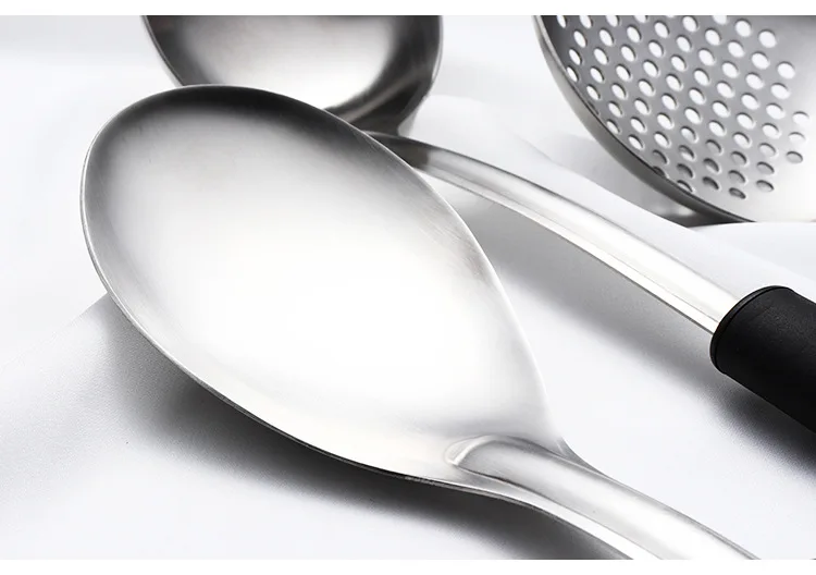 304 Stainless Steel Kitchenware Matt Kitchenware gui jiao bing Spatula guo shao Kitchen Cooking Appliances Potato Press Gift Cus