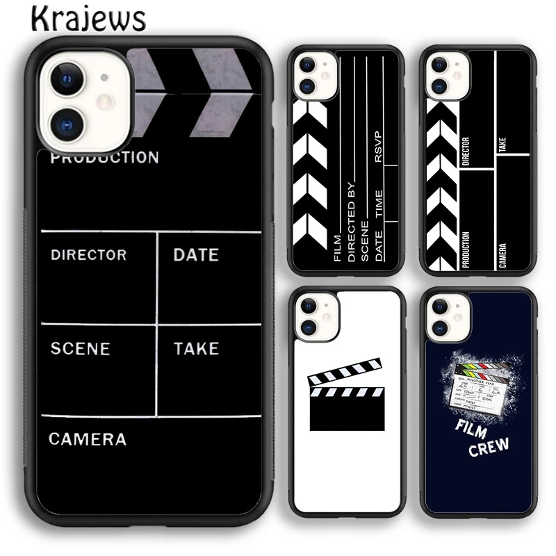 Чехол для телефона с хлопушкой краудий из фильма клэперборд iPhone 5 SE 6s 7 8 plus X XS XR 11 12