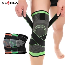 Спортивный наколенник NEENCA для мужчин, компрессионная эластичная повязка на колено, спортивное снаряжение, фиксатор для баскетбола и волейбола, 1 шт. Спортивный наколенник NEENCA для мужчин, компрессионная эластичная повязка на колено, спортивное снаряжение, фиксатор для баскетбола и волейбола, 1 шт.