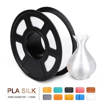 

Silk Filament 1.75mm 1kg 3D Printer Filament Texture Printing Filament For 3D Printer Dimension Accuracy +/-0.02mm Sublimation