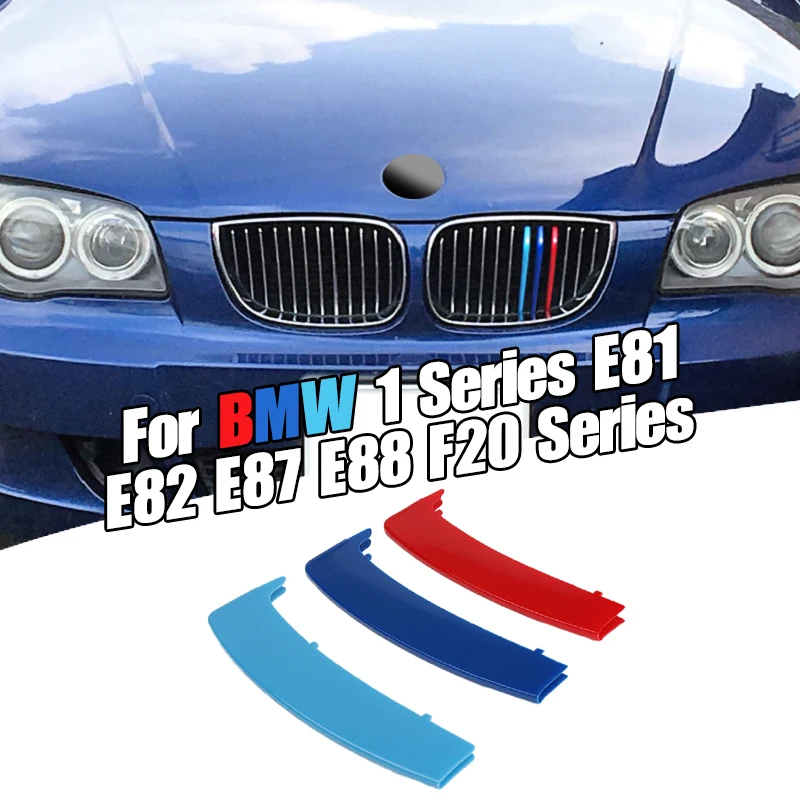 Накладка на решетку радиатора для BMW E81 E87 F20 F40 1 серия эксклюзивные наклейки в