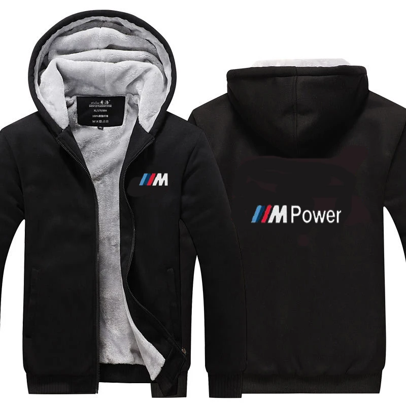 

New Men Motocross Hoodies Winter Thicken Zipper Coat for bmw Sweatshirts Outdoor sports leisure cycling jackets
