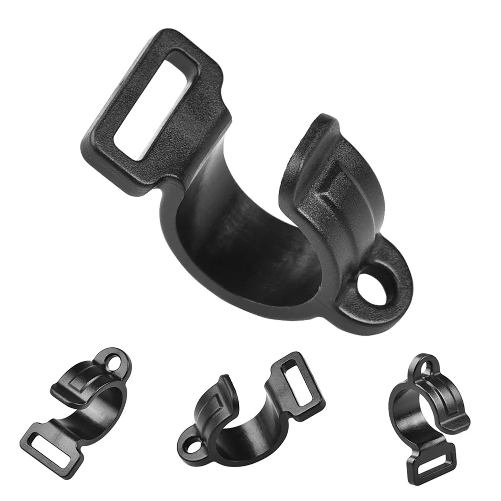 10Pcs Tent Hook C Shape Outdoor Camping Caravan Awning Tent Pole Plastic Inner Hanger Clips Tent Accessories Black