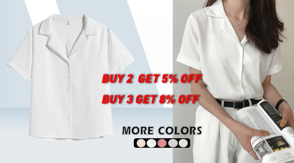 Foxmertor 100% Cotton Shirt White Blouse 2020 Spring Autumn Blouses Shirts Women Long Sleeve Casual Tops Solid Pocket Blusas #66