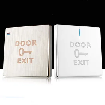 

Electronic access switch Door lock switch exit button Ya white / champagne gold two colors optional 86 models