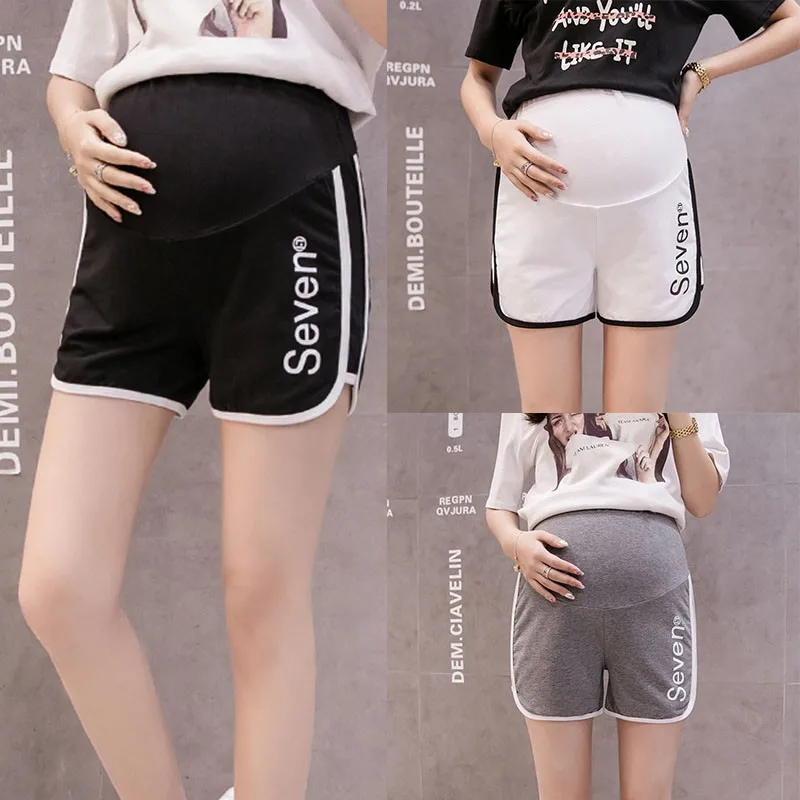 Spring summer maternity short pants pregnancy shorts pregnant jeans maternity shorts pants Loose size M L XL XXL