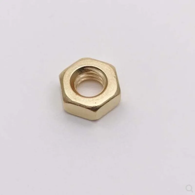 Lot de 100 écrous hexagonaux M2 M3 M4 M5 M6 M8 en laiton pour drone