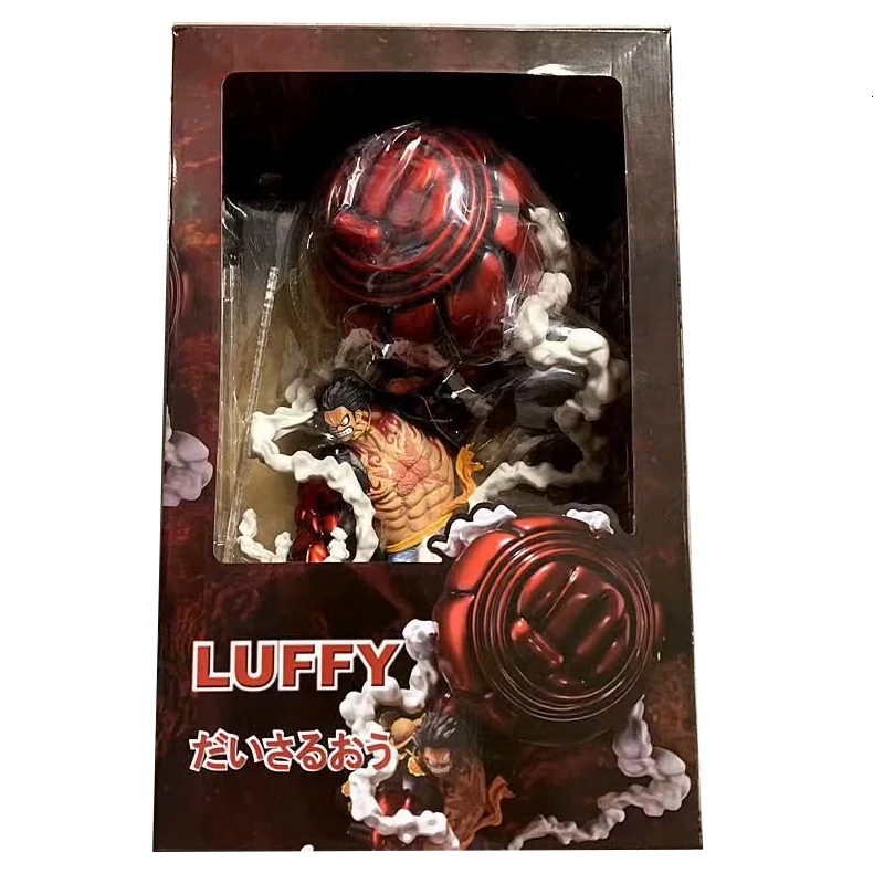 Exquisite Quality One-Piece GK Monkey D Luffy Gear 4 Oversize 50cm PVC Anime Action Figure Model Collection for Desktop Decoration image 5