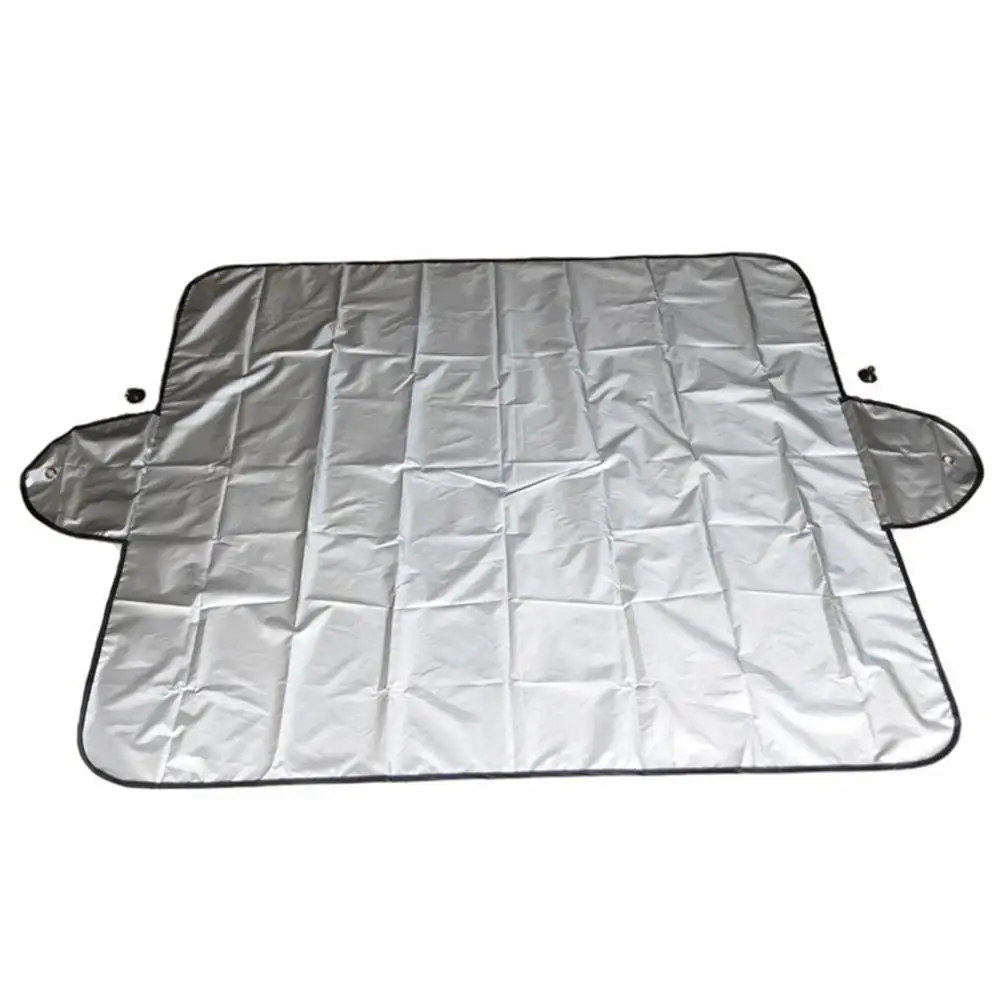 

200*120cm Car Windshield Cloth Sunscreen Anti-frost Snow Block Silver Cover