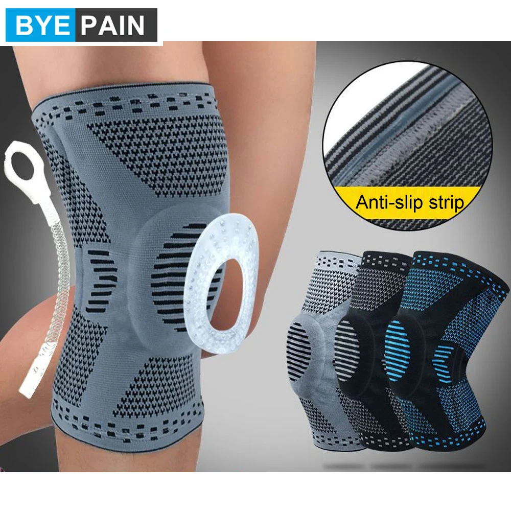 Профессиональный компрессионный коленный бандаж BYEPAIN 1 шт. поддержка снятия