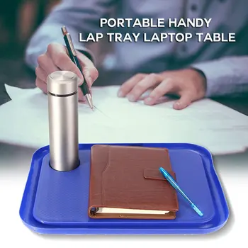 

Portable 42 x 33cm Handy Lap Tray Laptop Table Outdoor Learning Desk Lazy Tables New Laptop Stand Holder For Bed For Notebook