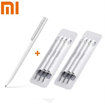 

Original Xiaomi Mijia Sign Pen MI Pen 9.5mm Signing Pen PREMEC 0.5mm Smooth Switzerland Refill MiKuni Japan Ink (Black)Best Gift