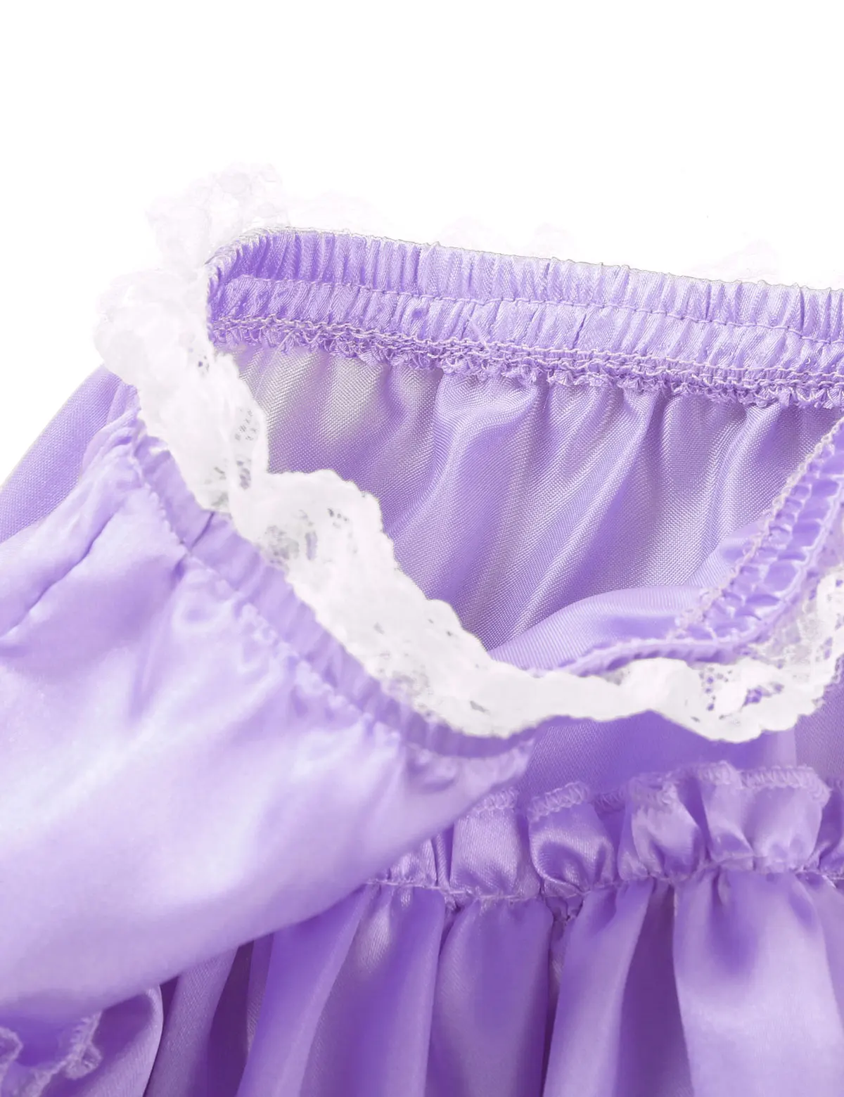 Мужское нижнее белье SISSY трусики Сатиновые с высокой талией Кружева Hem Frilly Тюль со сборками многослойная юбка короткие Babydolls мини юбки-пачки