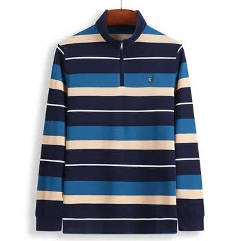 

Autumn Plus Fat plus Size Men Long Sleeve T Shirt Fat Man Business Leisure T-shirt Shirt Male Fat Gao Collar Backing Shirt