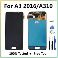 Для samsung Galaxy A3 TFT ЖК-дисплей+ кодирующий преобразователь сенсорного экрана в сборе для Galaxy A310 SM-A310F A310H A310M ЖК-экран