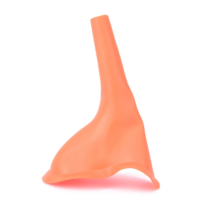Silicone Women Urinal Soft Women Camping Urine Device Funnel Urinal Travel Urination Toilet Female Stand Up Pee Tools