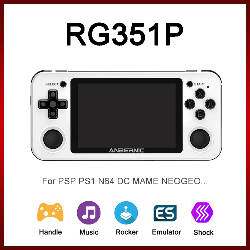Консоль игровая портативная рk3326 3 5 дюйма 64 ГБ с HD-экраном | Электроника