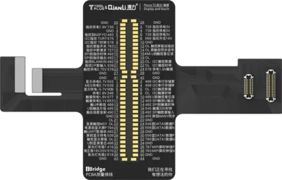 QianLi iBridge Тестовый Кабель для iPhone X 8g 8p 7g 7p дисплей неисправности материнской платы и сенсорная Передняя камера Хвостовая заглушка ремонт задней камеры - Цвет: 7G Display and touch
