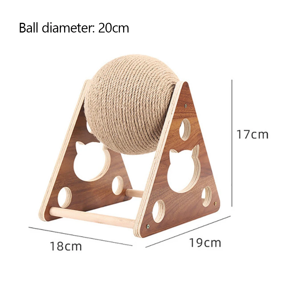 Cat Scratcher Claw Sharpener Wood Scratching Post Wooden Toys for Cats Accessories Cat's Scraper for House Cat Scratcher Claw Sharpener Wood Scratching Post Wooden Toys for Cats Accessories Cat's Scraper for House