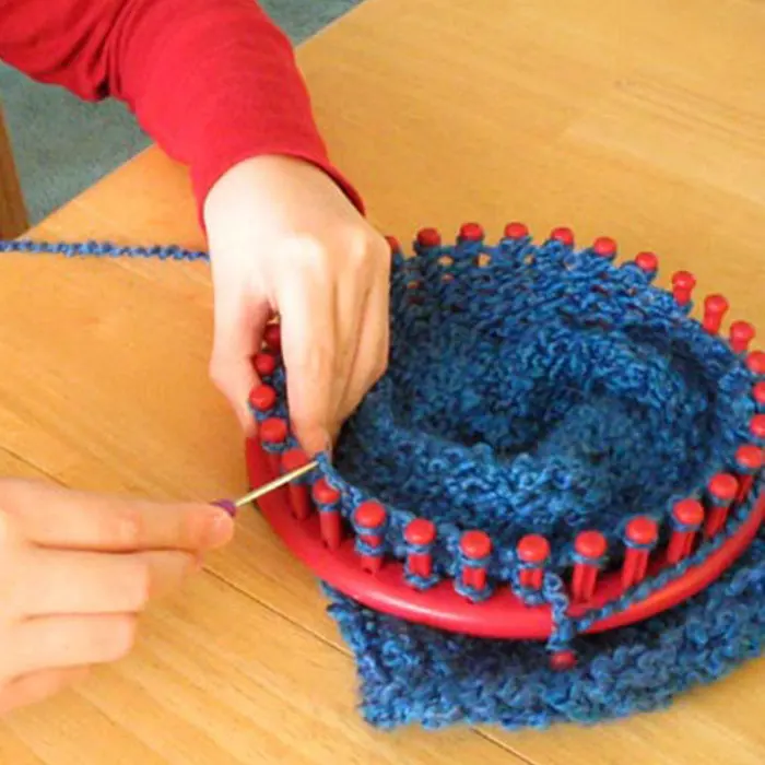 Горячее предложение 4 шт./компл. DIY Круглый круглый шлем для вязания ткацкий станок комплект 4 Размер 14 см 19 см 25 см 30 см XJS789