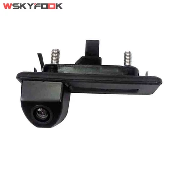 

720P Car Rear View Trunk Handle Reverse Backup Camera For Skoda Fabia Octavia Yeti Roomster Audi A1