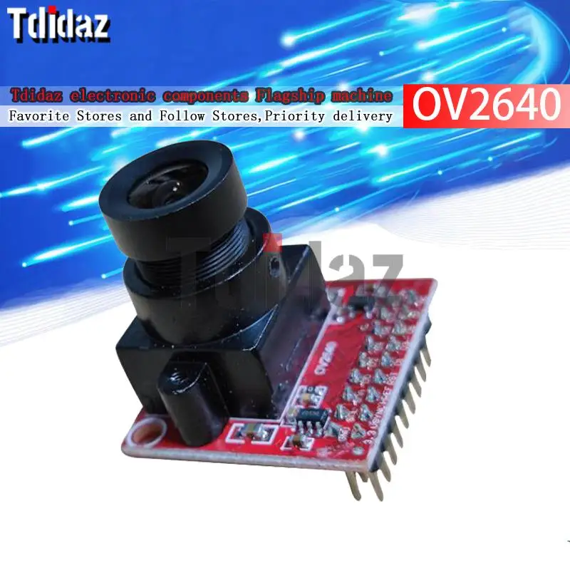 Модуль камеры OV2640 200 Вт пиксели STM32F4 исходный код драйвера 3 В поддержка вывода JPEG |